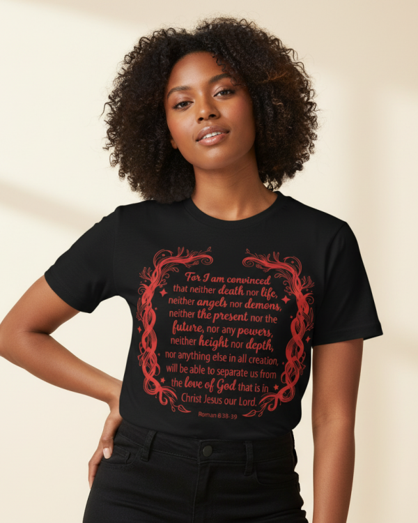 Love of God Tee on model