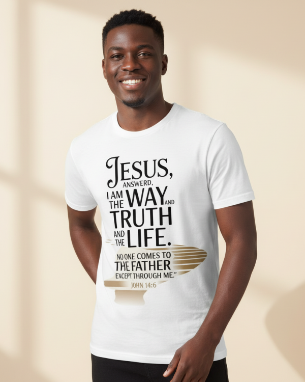 The Way, Truth & Life Tee on model